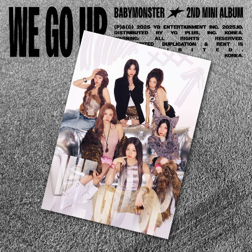 [PREORDER] BABYMONSTER 2nd MINI ALBUM [WE GO UP] (POSTCARD Ver.)