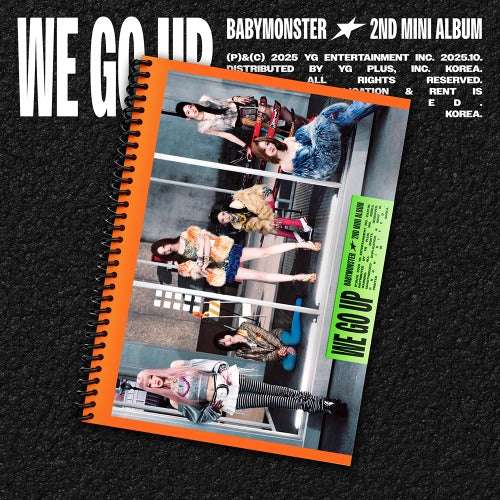 [PREORDER] BABYMONSTER 2nd MINI ALBUM [WE GO UP] (GO Ver.)