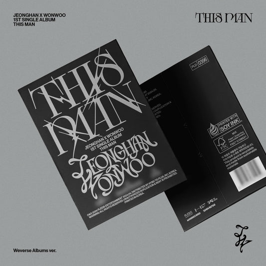 JEONGHAN X WONWOO 1st Single [THIS MAN] (Weverse Albums Ver.)